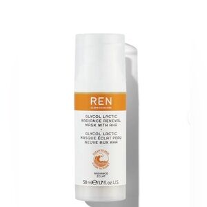 Ren Clean Skincare Glycol Lactic Radiance Renewal Mask 50ml NIB